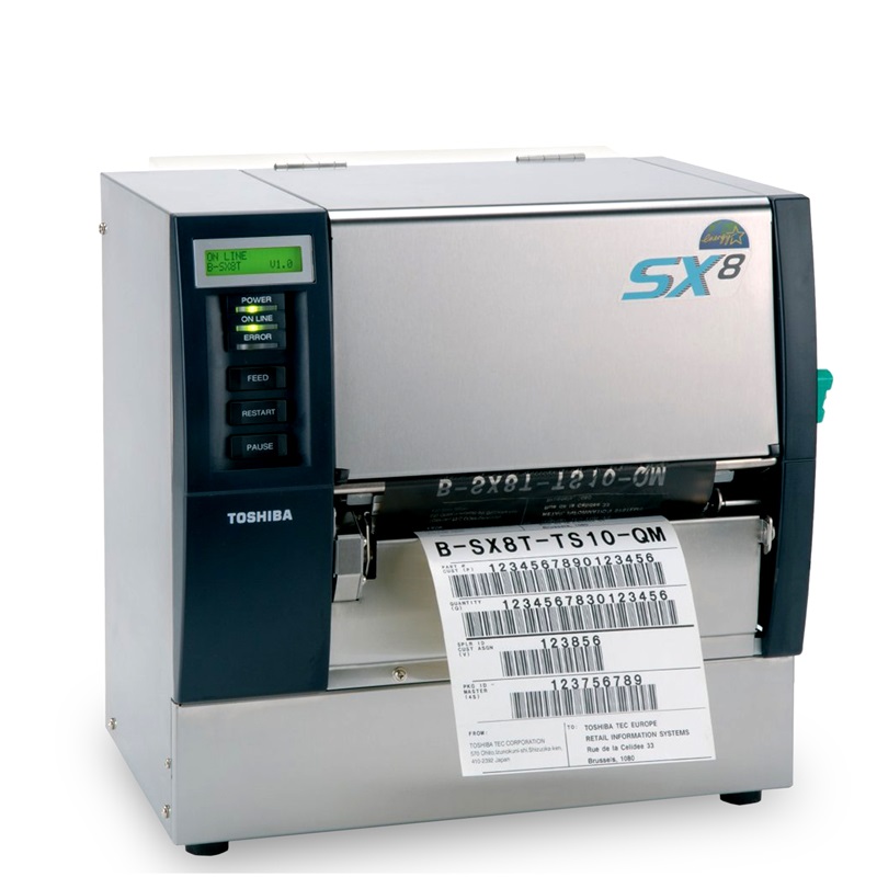 東芝B-SX8T-TS12工業標簽條碼打印機